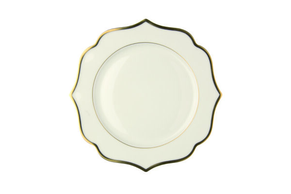 Bord Baroque wit 15cm