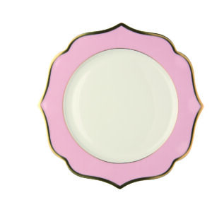 Bord Baroque rose 28cm