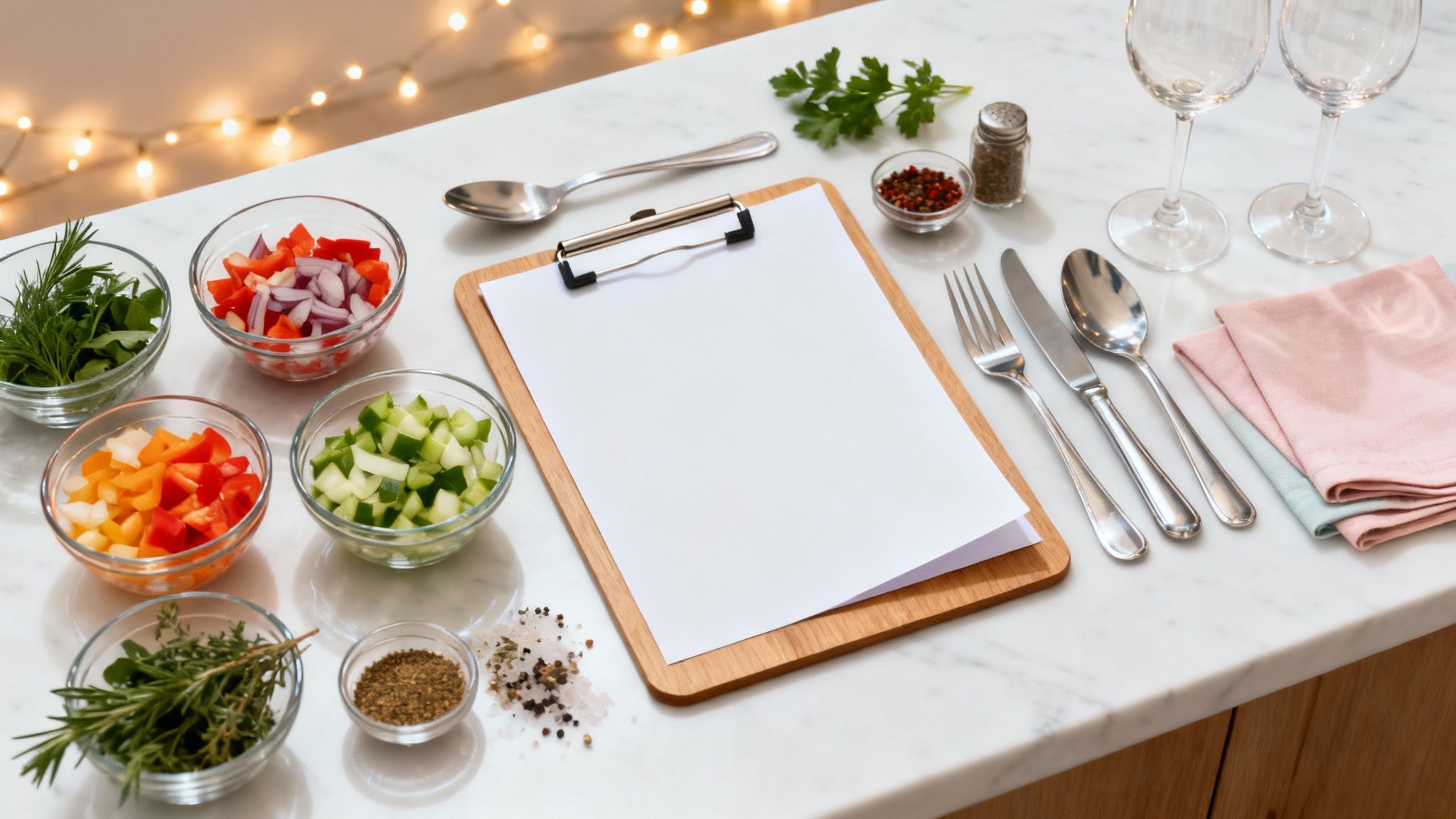 De perfecte mise en place lijst: jouw recept voor een stressvrij feest