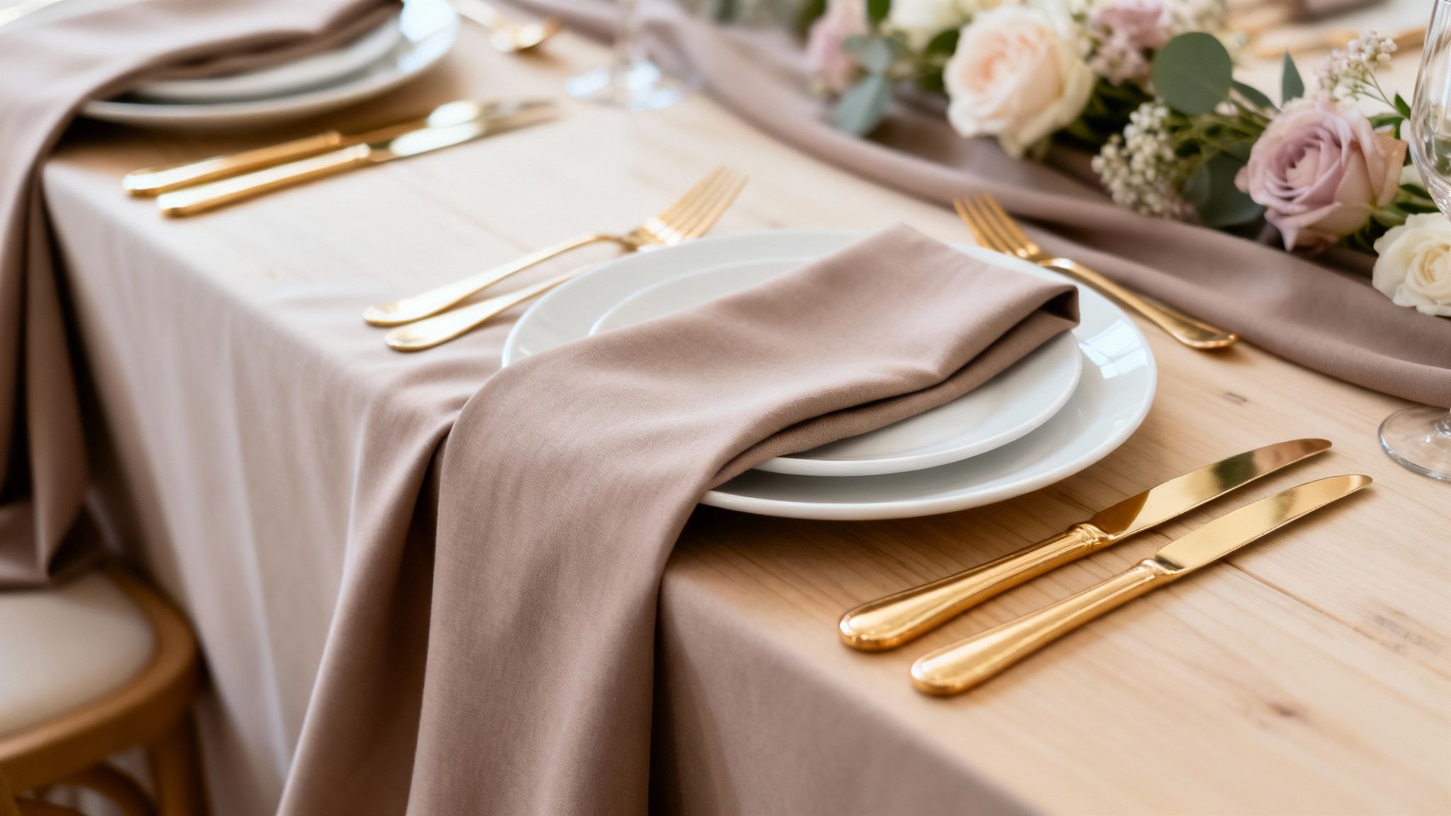 Tafellinnen huren voor je bruiloft: De complete gids voor de perfecte sfeer