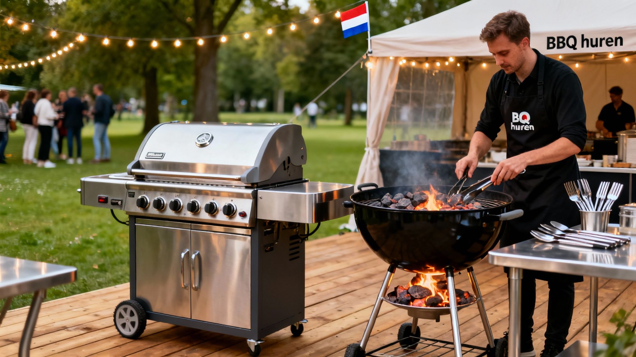 BBQ huren voor een groot evenement: zo pak je het aan