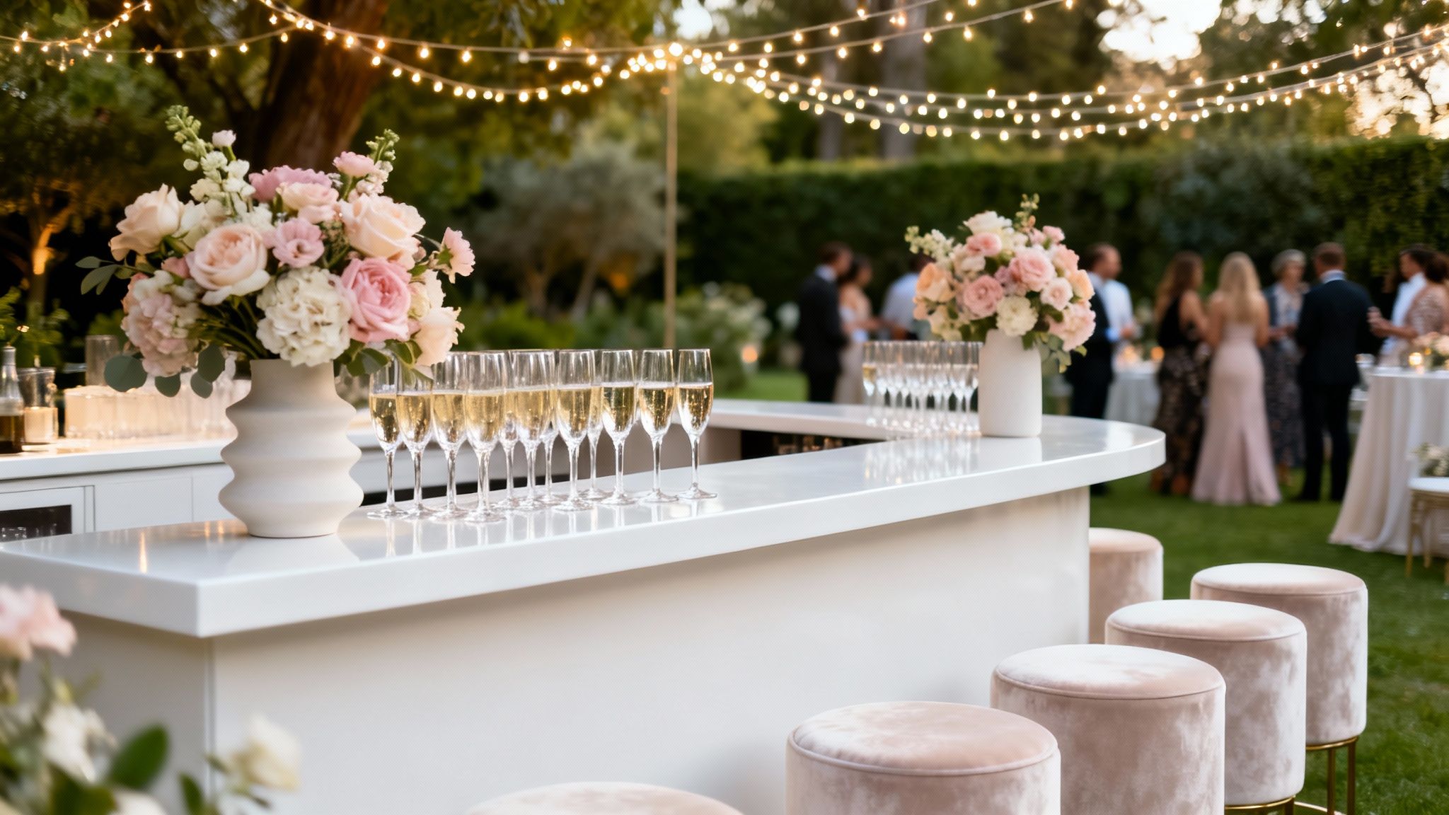 Champagne bar huren voor je bruiloft? Zo creëer je een onvergetelijk wow-moment