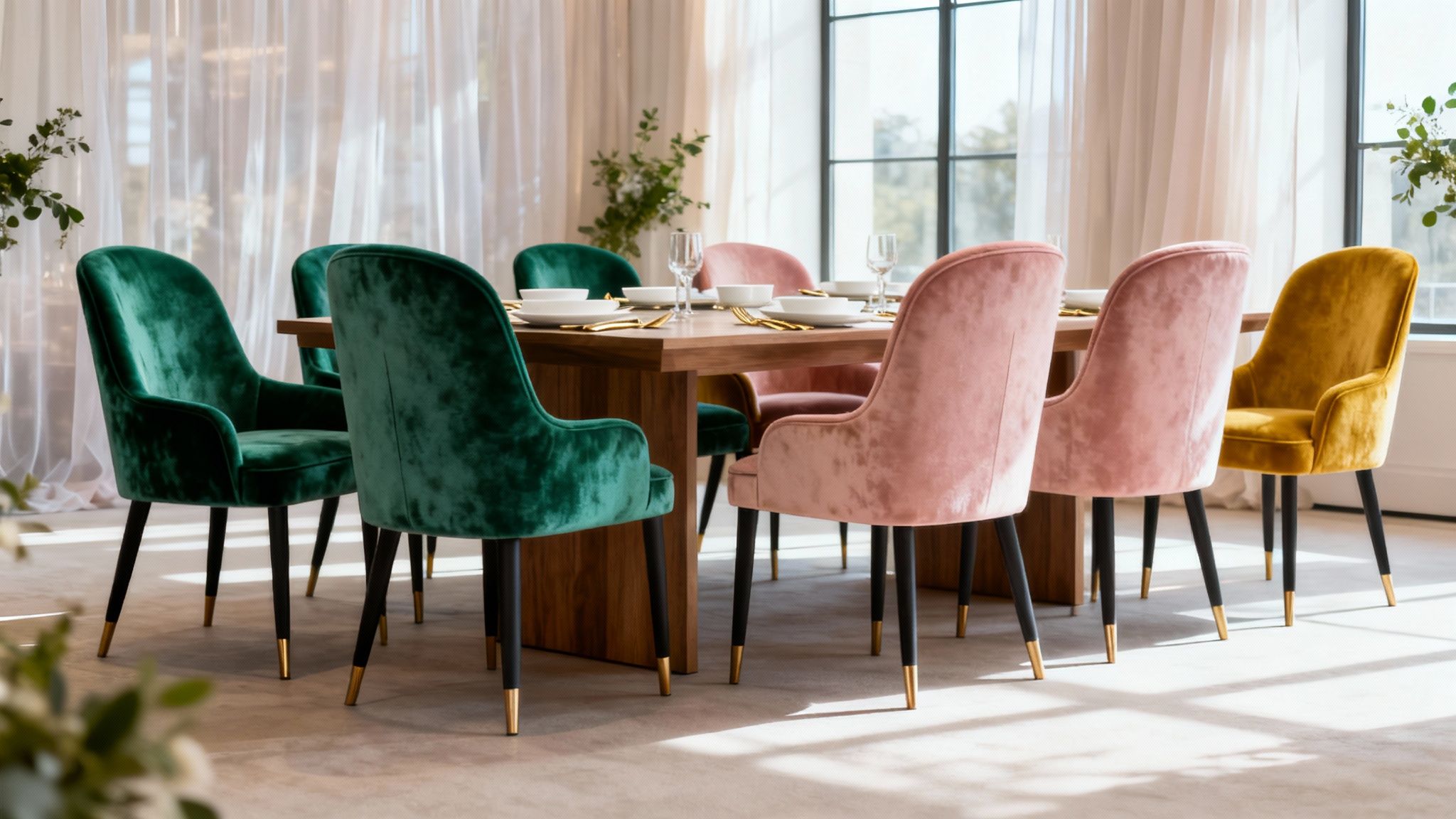 Fluwelen stoelen huren: creëer de perfecte sfeer op je event